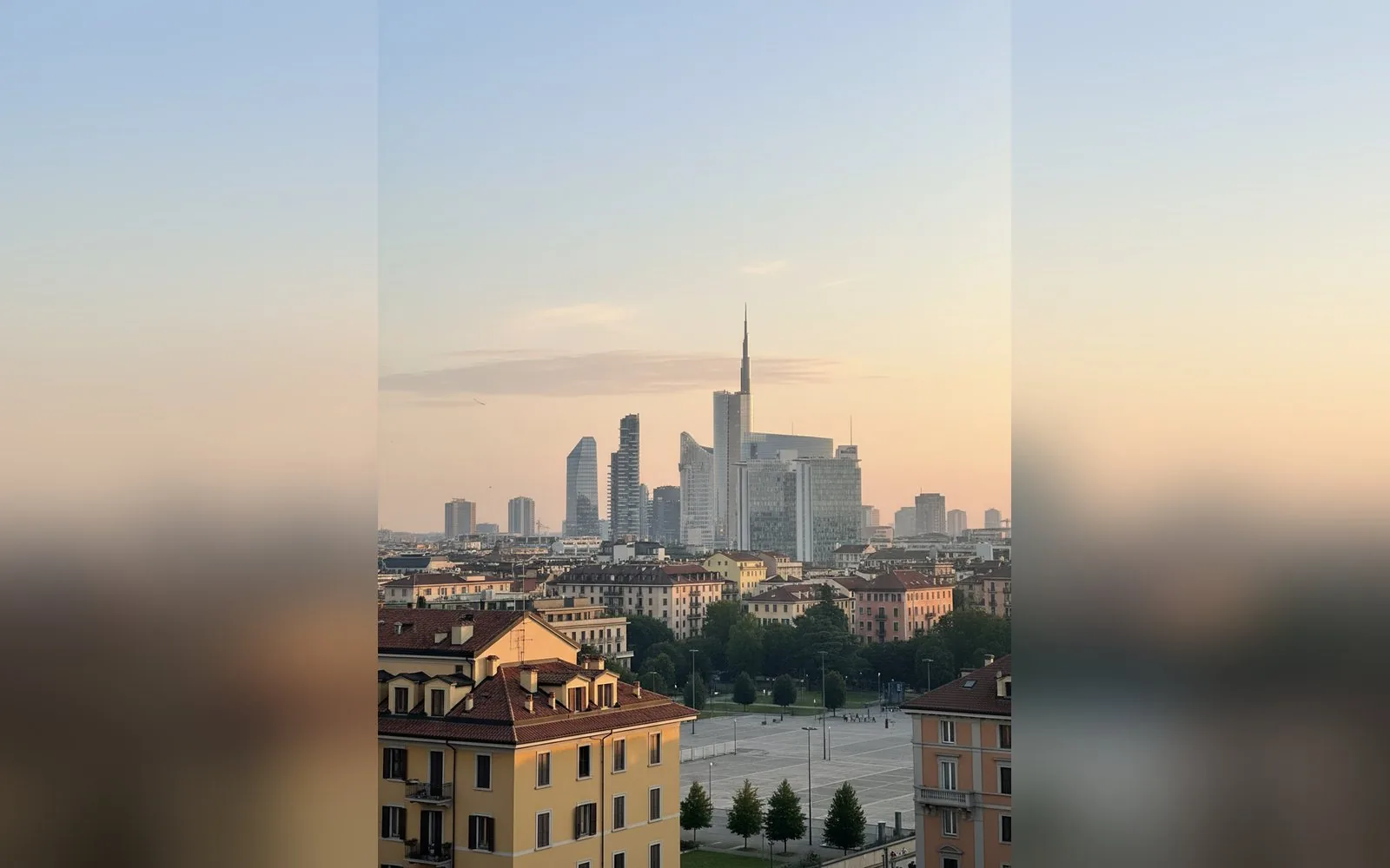 Appartamento a Milano con vista sui grattacieli